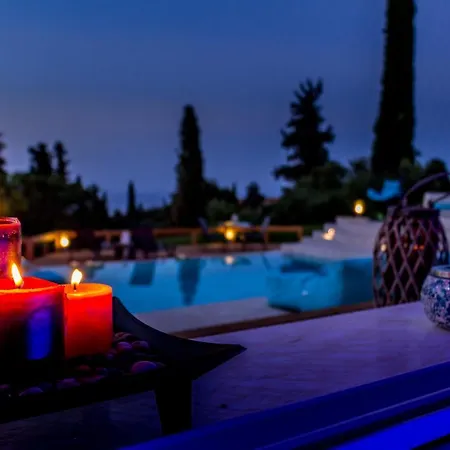 Castelletto Heated Pool Jacuzzi Villa Kypseli