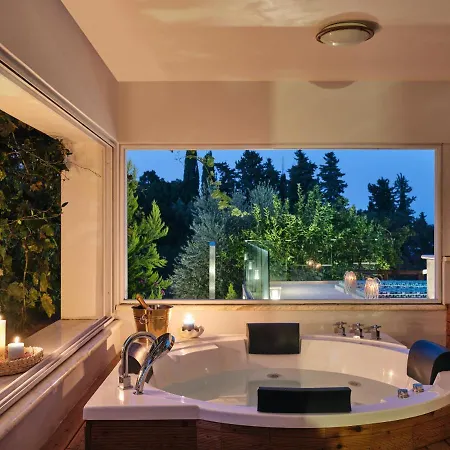 Villa Castelletto Heated Pool Jacuzzi Kypseli